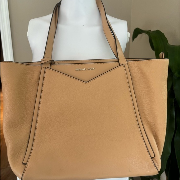 Michael Kors Tan Leather Tote Bag - Picture 1 of 12